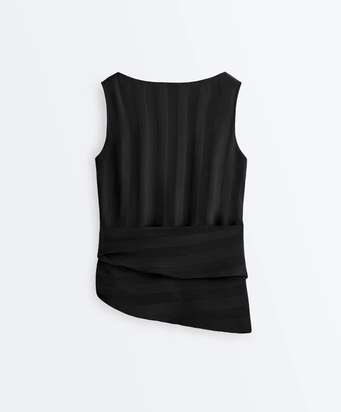 100% cupro top bez rukávů se šátkem 100% cupro top bez rukávů se šátkem