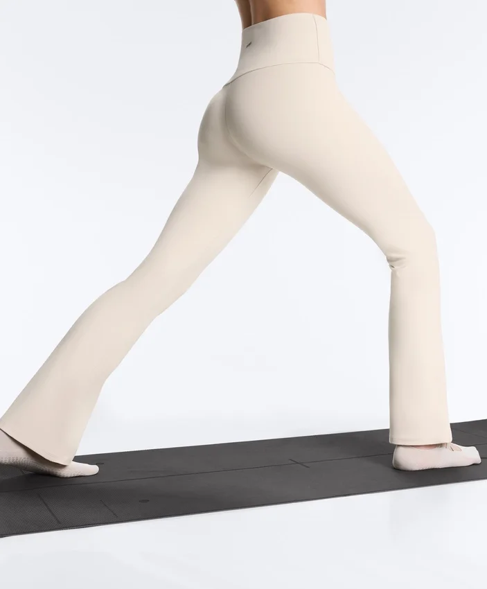 2 páry ponožek z polyamidové směsi na jógu a pilates s dvojitými pásky 2 páry ponožek z polyamidové směsi na jógu a pilates s dvojitými pásky