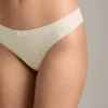 3 brazilské kalhotky z bavlněné směsi s žebrovaným logem 3 brazilské kalhotky z bavlněné směsi s žebrovaným logem