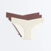 3 neviditelné klasické Bikiny s výstřihem do V z laserem řezané směsi polyamidu 3 neviditelné klasické Bikiny s výstřihem do V z laserem řezané směsi polyamidu
