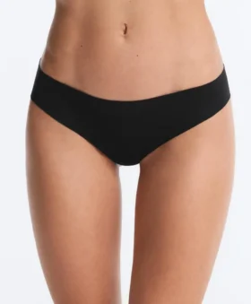 3 neviditelné tanga z bavlněné směsi