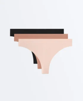 3 tanga z polyamidové směsi s logem 3 tanga z polyamidové směsi s logem