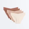 5 klasických kalhotek Pantone™ z neviditelné směsi polyamidu s výřezem do V 5 klasických kalhotek Pantone™ z neviditelné směsi polyamidu s výřezem do V