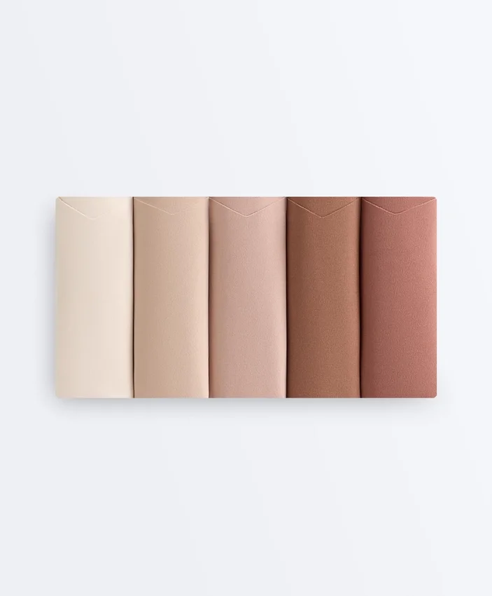 5 klasických kalhotek Pantone™ z neviditelné směsi polyamidu s výřezem do V 5 klasických kalhotek Pantone™ z neviditelné směsi polyamidu s výřezem do V