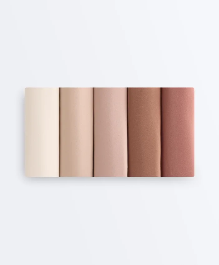 5 neviditelných brazilských kalhotek z polyamidové směsi Pantone™ 5 neviditelných brazilských kalhotek z polyamidové směsi Pantone™
