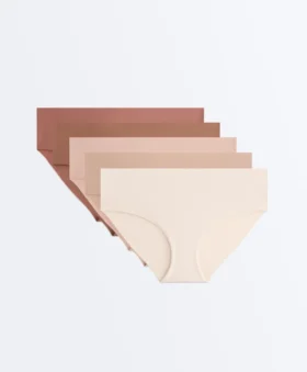 5 neviditelných kalhotek typu hipster ze směsi polyamidu Pantone™ 5 neviditelných kalhotek typu hipster ze směsi polyamidu Pantone™