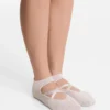 Balení 2 párů ponožek z bavlněné směsi na jógu a pilates s kříženými pásky
