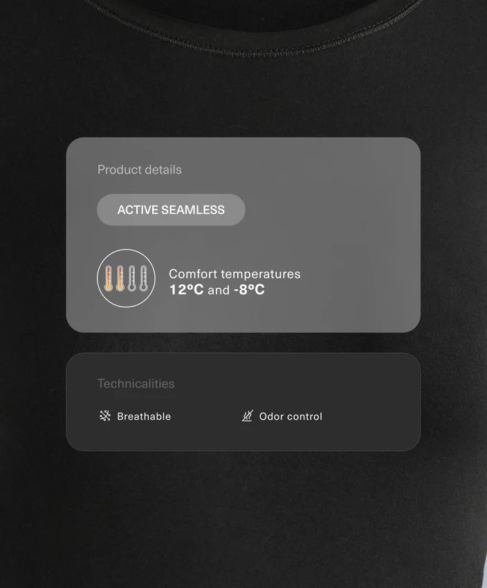 Bezešvé termotriko pro muže Bezešvé termotriko pro muže