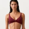 Bikiny s halterovým topem z žakárové látky s mini kostkovaným vzorem Bikiny s halterovým topem z žakárové látky s mini kostkovaným vzorem