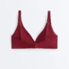 Bikiny s halterovým topem z žakárové látky s mini kostkovaným vzorem Bikiny s halterovým topem z žakárové látky s mini kostkovaným vzorem