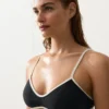 Bikiny s kontrastním lemováním Bikiny s kontrastním lemováním