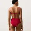 Bikiny s vysokým pasem a vaflovou texturou Bikiny s vysokým pasem a vaflovou texturou