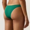 Bikiny se středním krytím a výstřihem do U z piké