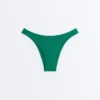 Bikiny se středním krytím a výstřihem do U z piké