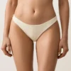 Brazilské bikiny s výřezem do U a zvrásněnou látkou Brazilské bikiny s výřezem do U a zvrásněnou látkou