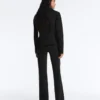Bundy s volánkem v neoprenovém stylu s žebrováním Bundy s volánkem v neoprenovém stylu s žebrováním