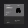 Comfortlux Kalhoty s vysokým pasem a délkou 5 cm Comfortlux Kalhoty s vysokým pasem a délkou 5 cm