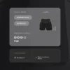 Compressive kalhoty s vysokým pasem a délkou 10 cm Compressive kalhoty s vysokým pasem a délkou 10 cm