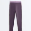 Compressive legíny s vysokým pasem a délkou 65 cm Compressive legíny s vysokým pasem a délkou 65 cm