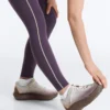 Compressive legíny s vysokým pasem a délkou 65 cm Compressive legíny s vysokým pasem a délkou 65 cm