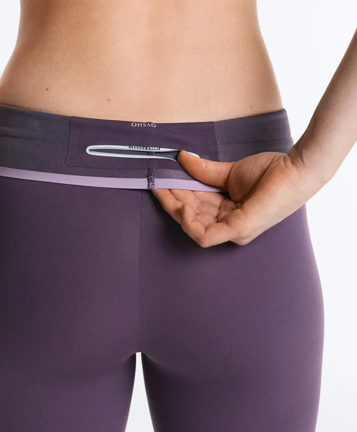 Compressive legíny s vysokým pasem a délkou 65 cm Compressive legíny s vysokým pasem a délkou 65 cm