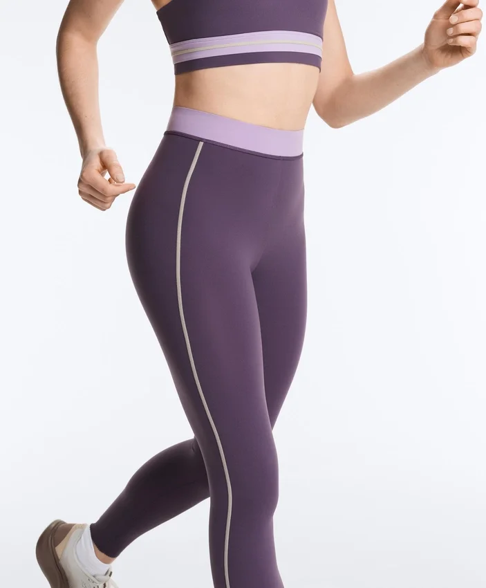 Compressive legíny s vysokým pasem a délkou 65 cm Compressive legíny s vysokým pasem a délkou 65 cm