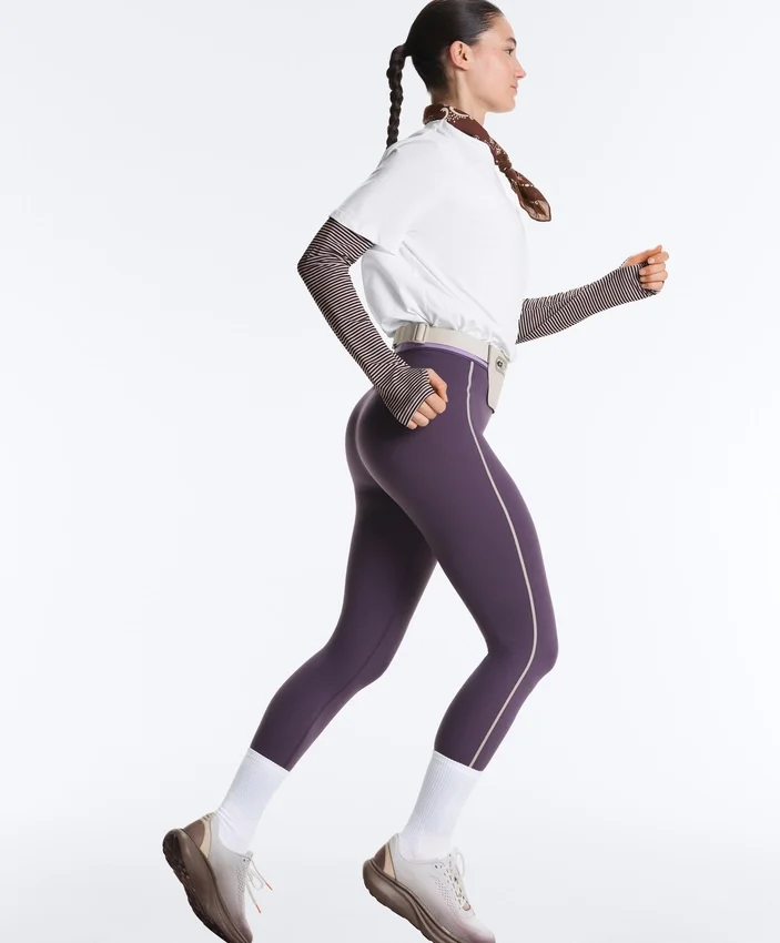 Compressive legíny s vysokým pasem a délkou 65 cm Compressive legíny s vysokým pasem a délkou 65 cm