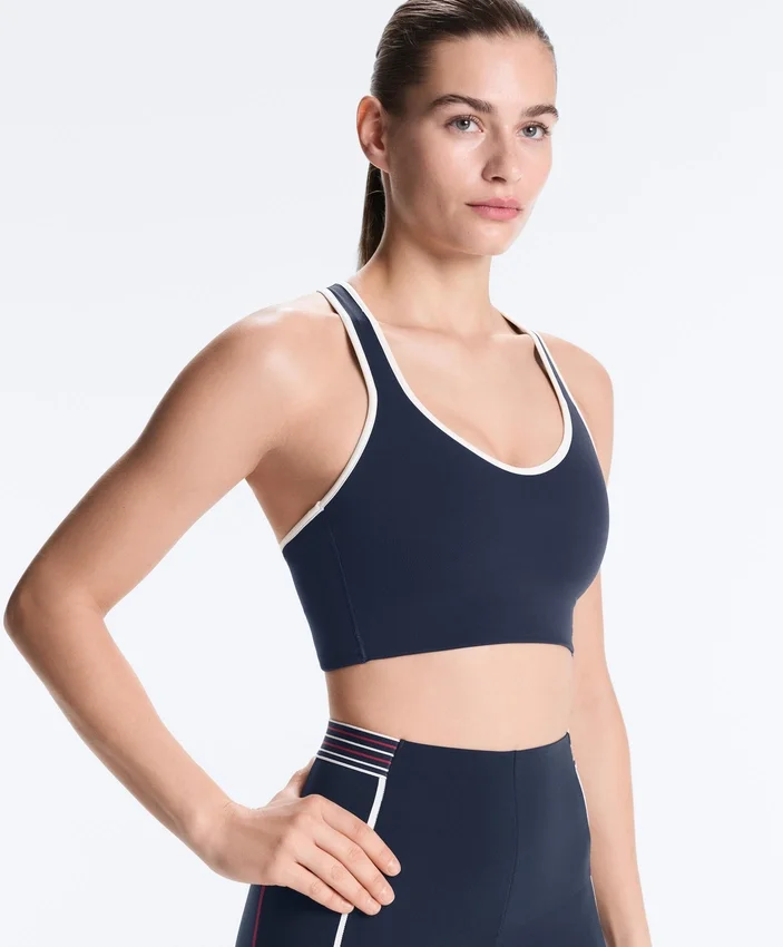 Compressive sportovní podprsenka se střední oporou a gumovými košíčky Compressive sportovní podprsenka se střední oporou a gumovými košíčky
