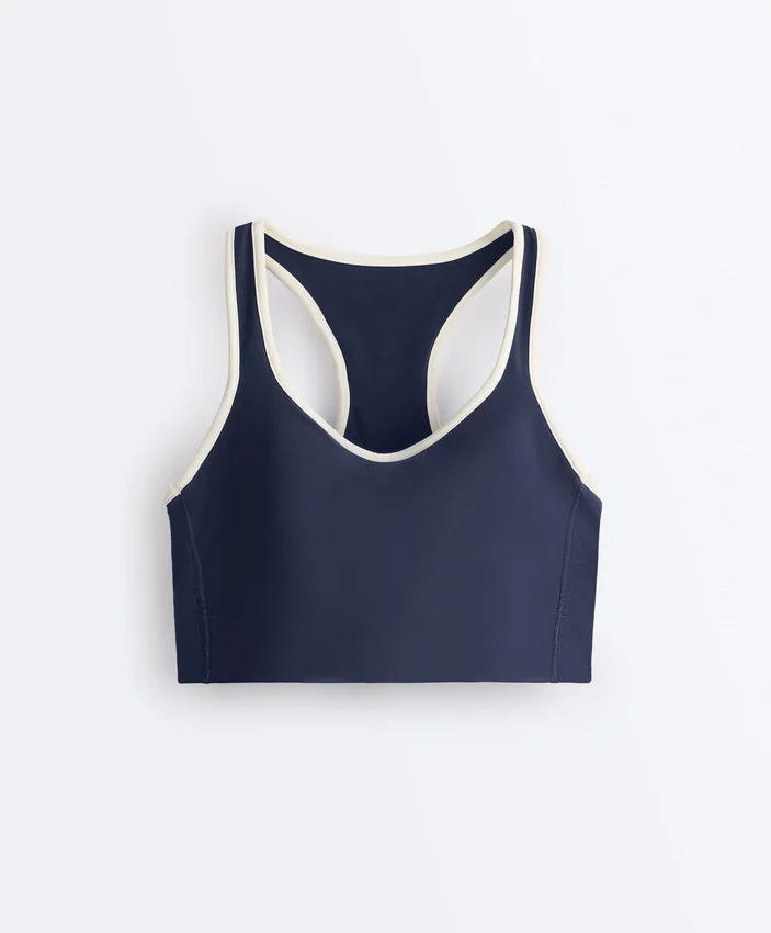 Compressive sportovní podprsenka se střední oporou a gumovými košíčky Compressive sportovní podprsenka se střední oporou a gumovými košíčky