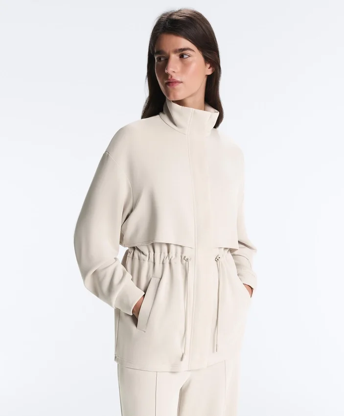 Dlouhá bundy Soft Touch s modálem a kapsami, příjemná na dotek Dlouhá bundy Soft Touch s modálem a kapsami, příjemná na dotek