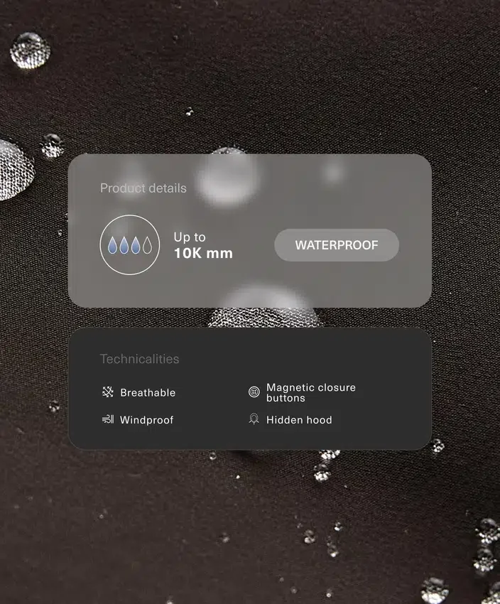 Dlouhá extra lehká 10K nepromokavá bundy Dlouhá extra lehká 10K nepromokavá bundy