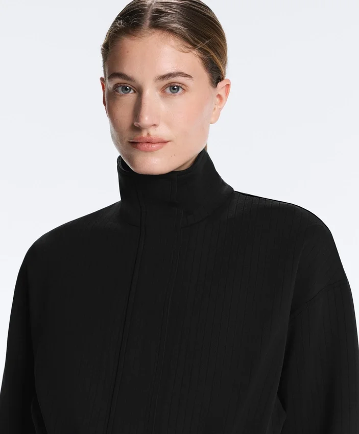 Dlouhá praktická bundy z Soft Touch modalu Dlouhá praktická bundy z Soft Touch modalu