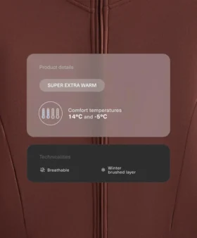 Dlouhá super extra teplá technická bundy