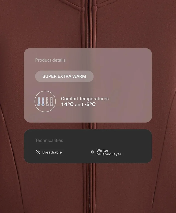 Dlouhá super extra teplá technická bundy Dlouhá super extra teplá technická bundy