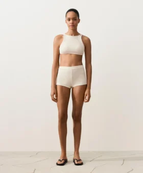 Háčkované bikiny s bublinkovou texturou Top Háčkované bikiny s bublinkovou texturou Top