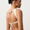 Háčkované bikiny s bublinkovou texturou Top Háčkované bikiny s bublinkovou texturou Top