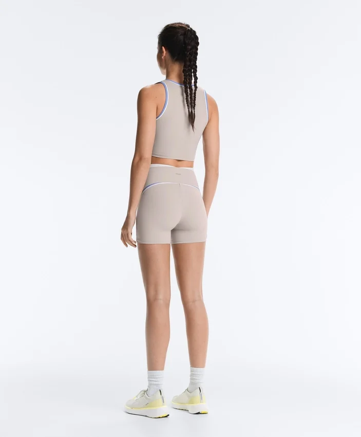 Hot kalhoty s vysokým pasem, Compressive, 10 cm, kontrastní Hot kalhoty s vysokým pasem, Compressive, 10 cm, kontrastní