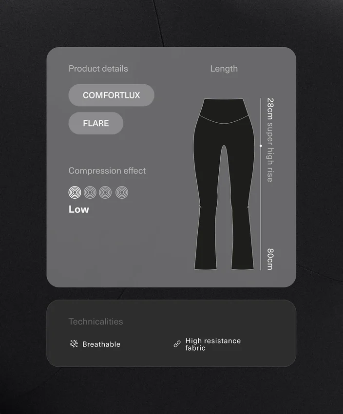 Kalhoty Comfortlux s extra vysokým pasem a rozšiřujícími se nohavicemi Kalhoty Comfortlux s extra vysokým pasem a rozšiřujícími se nohavicemi