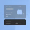 Kalhoty Comfortlux s vysokým pasem a délkou 10 cm Kalhoty Comfortlux s vysokým pasem a délkou 10 cm