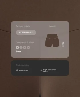 Kalhoty Comfortlux s vysokým pasem a délkou 10 cm