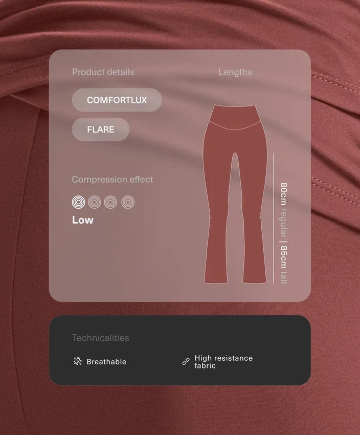 Kalhoty Comfortlux s vysokým pasem a rozšiřujícími se nohavicemi Kalhoty Comfortlux s vysokým pasem a rozšiřujícími se nohavicemi