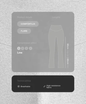 Kalhoty Comfortlux s vysokým pasem a rozšiřujícími se nohavicemi Kalhoty Comfortlux s vysokým pasem a rozšiřujícími se nohavicemi