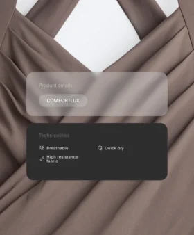 Křížený dlouhý rozšiřující se Overal Comfortlux