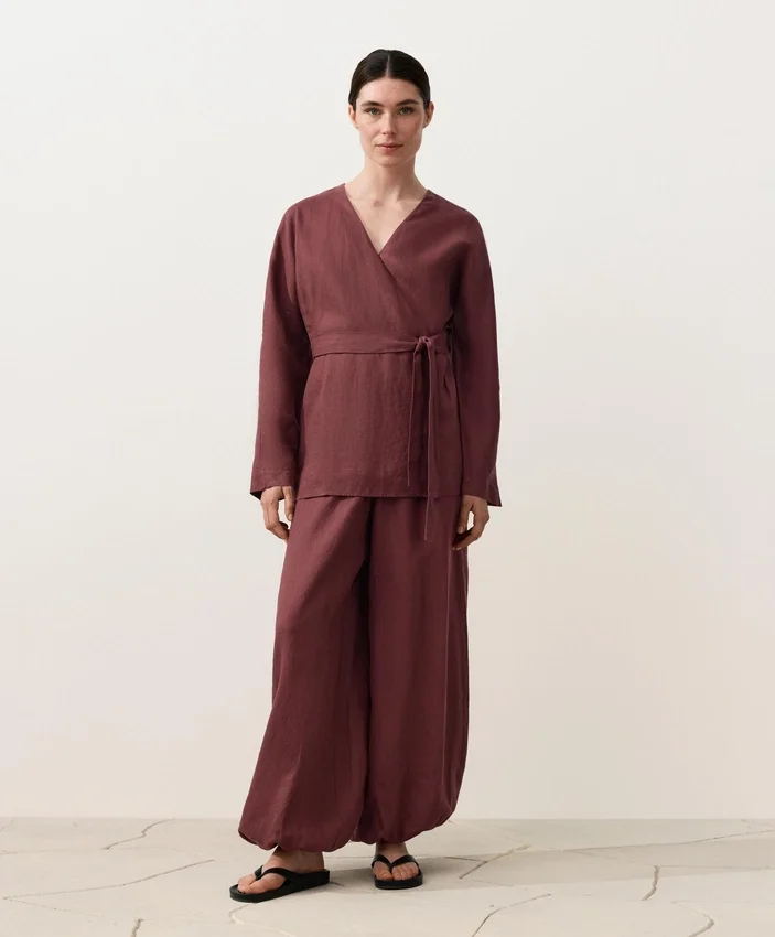 Kimono košile iz 100 % lnu Kimono košile iz 100 % lnu