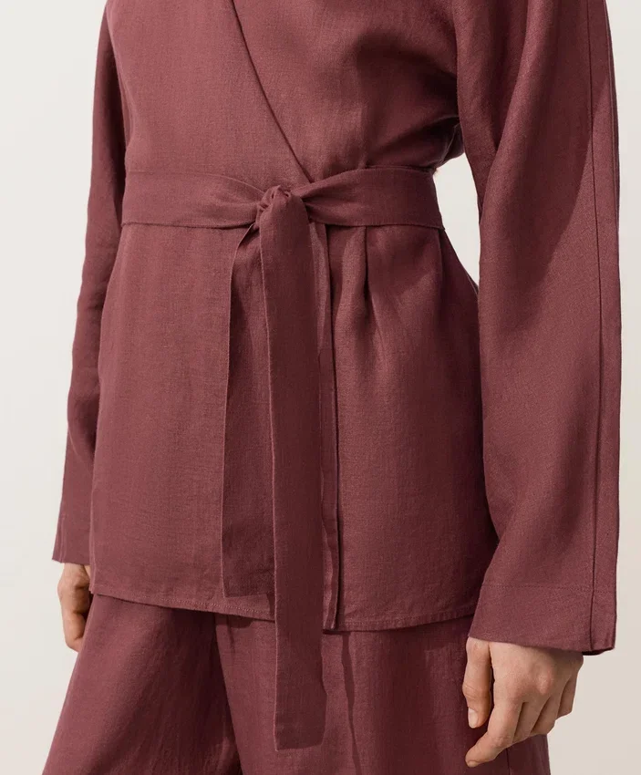 Kimono košile iz 100 % lnu Kimono košile iz 100 % lnu