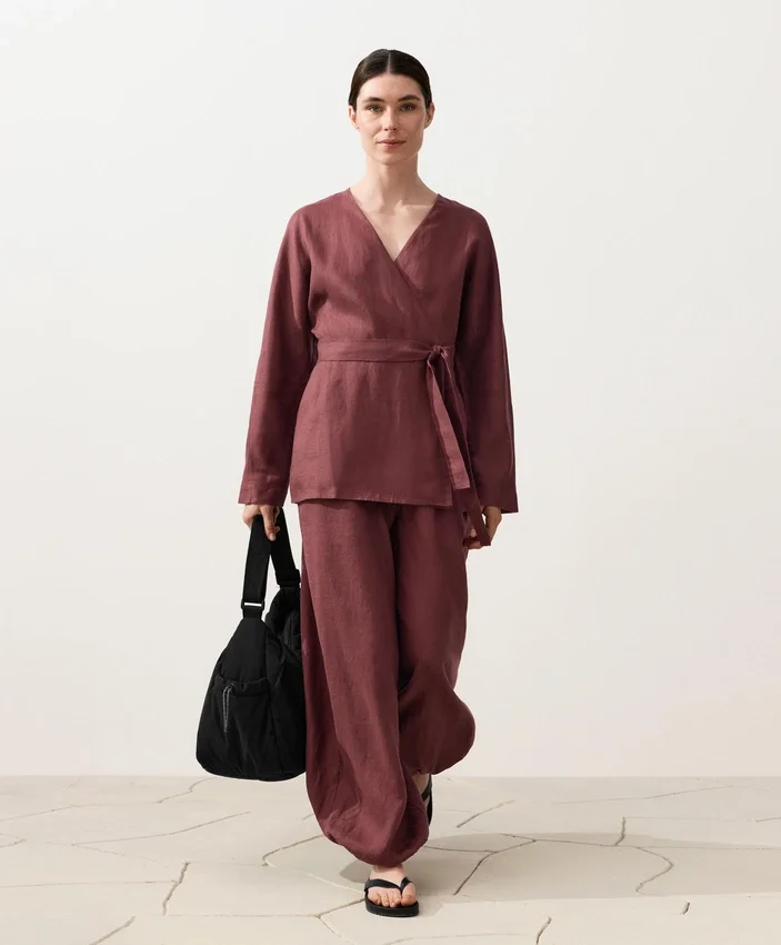Kimono košile iz 100 % lnu Kimono košile iz 100 % lnu