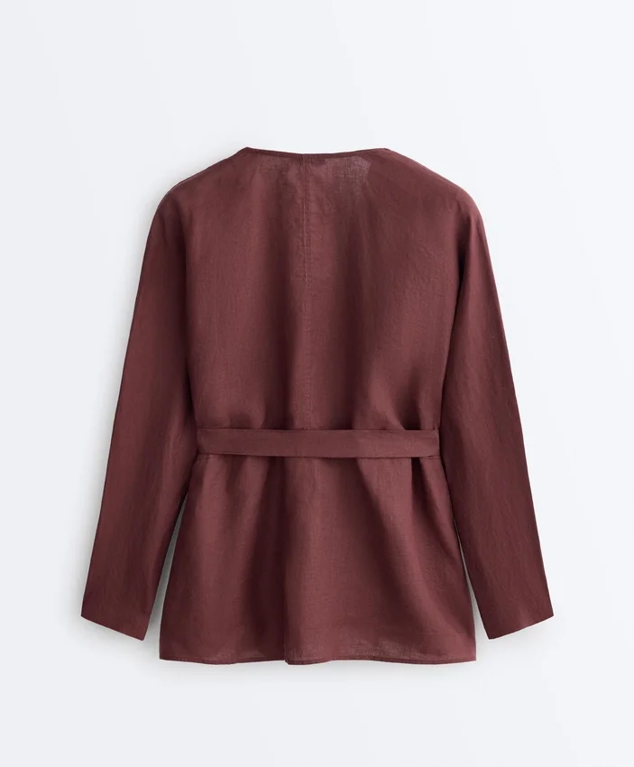 Kimono košile iz 100 % lnu Kimono košile iz 100 % lnu