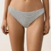 Klasické bikiny s žakárovým potiskem v puntíky Klasické bikiny s žakárovým potiskem v puntíky