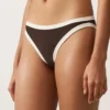 Klasické bikiny s kontrastním lemováním Klasické bikiny s kontrastním lemováním