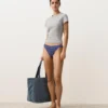 Klasické bikiny s kostkovaným vzorem v kalhotkách Klasické bikiny s kostkovaným vzorem v kalhotkách